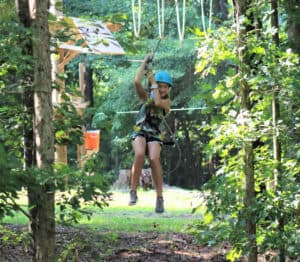 Zip Line At Butter And Egg Adventures