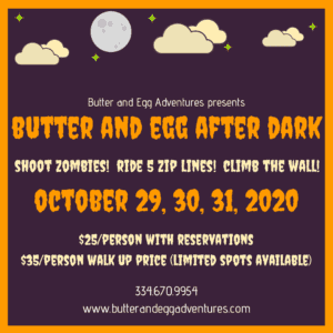 After Dark At Butter And Egg Adventures