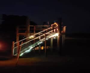 Zipline In The Dark Platform