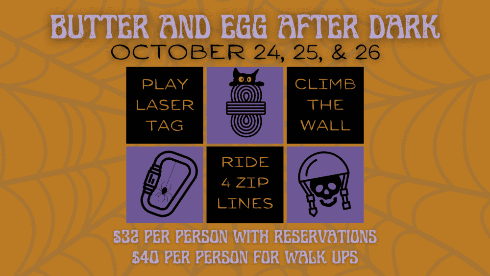 Special Events Like After Dark Halloween Event At Butter And Egg Adventures