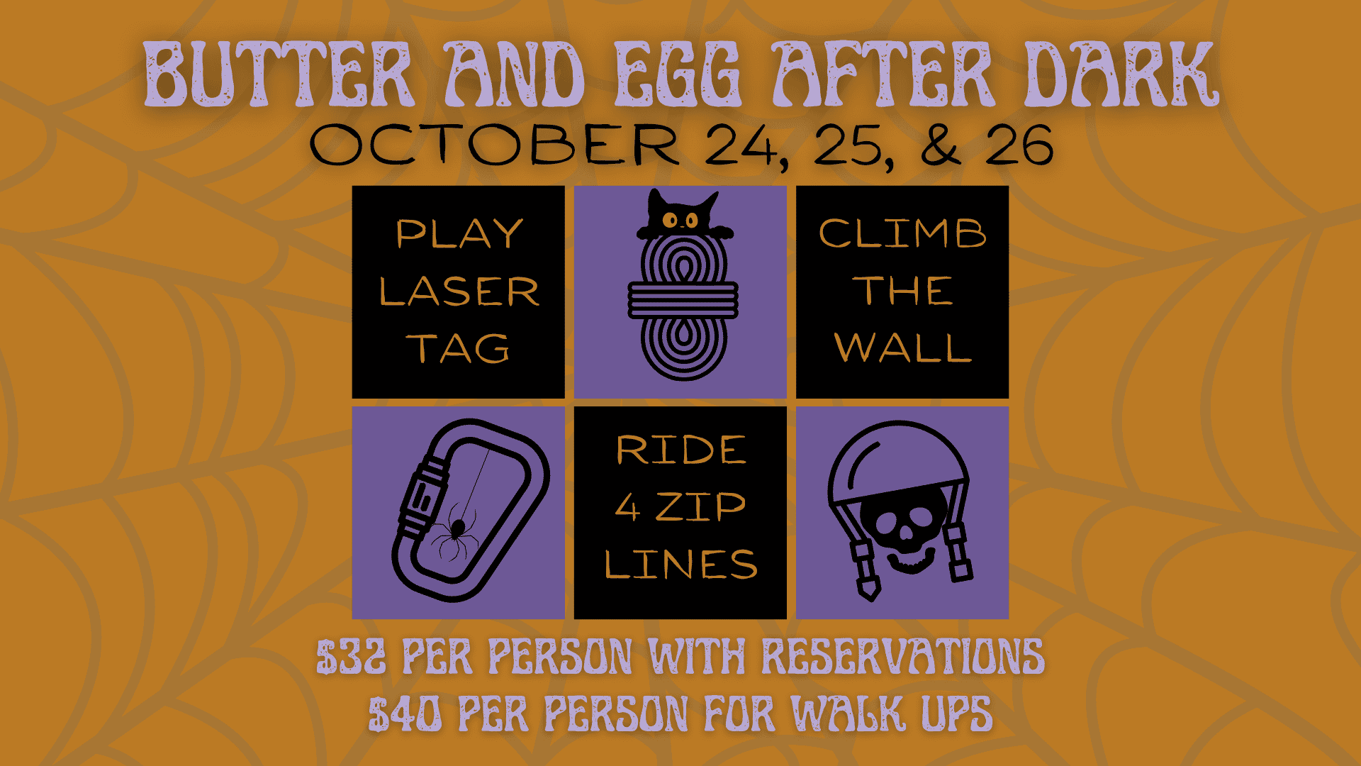 After Dark Halloween Event At Butter And Egg Adventures