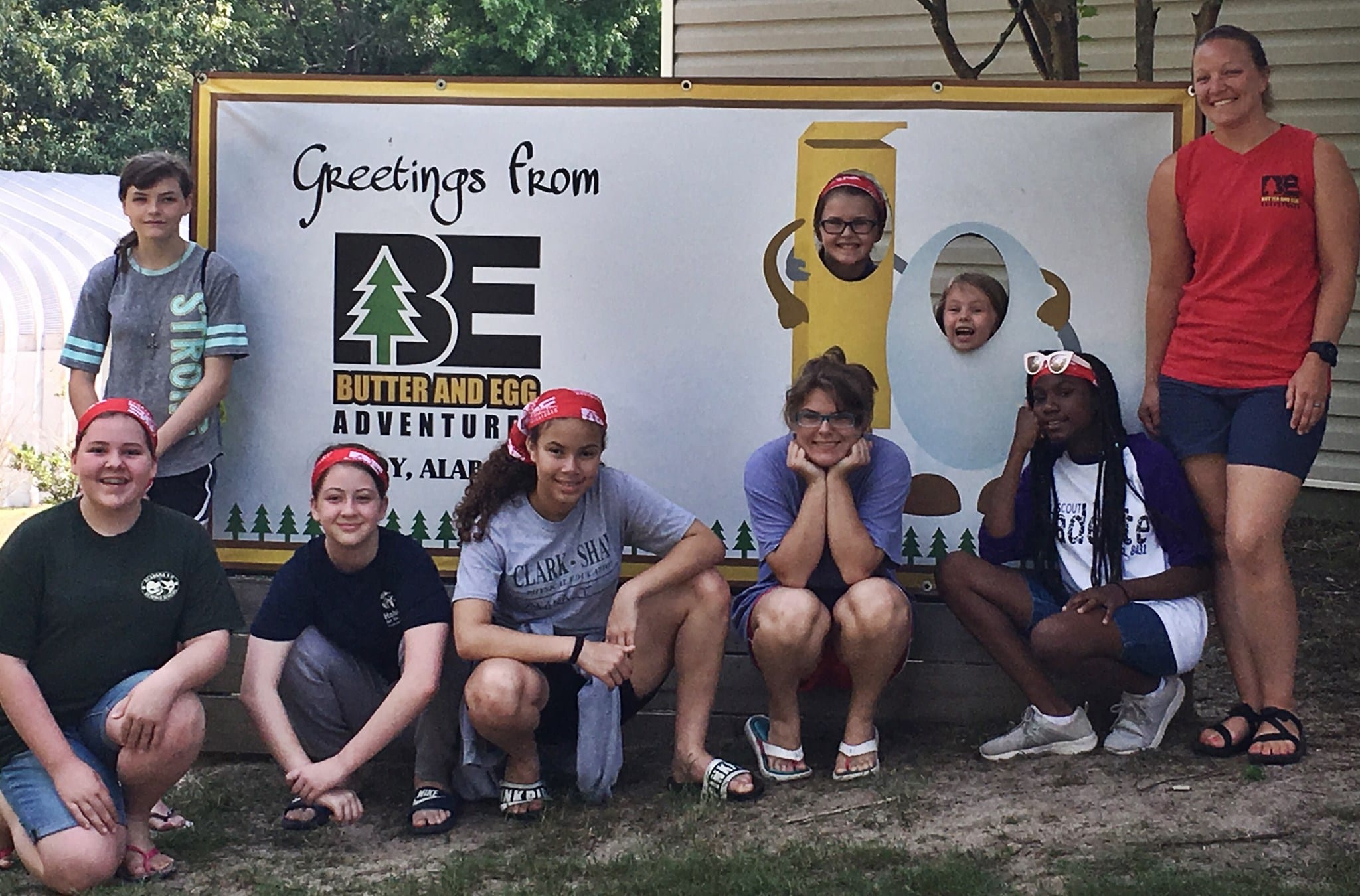 What'S Happening At Butter And Egg Adventures! 3 Girl Scout Troop 8431 Mobile Al