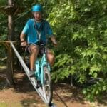 Bicycle In The Trees At Butter And Egg Adventures