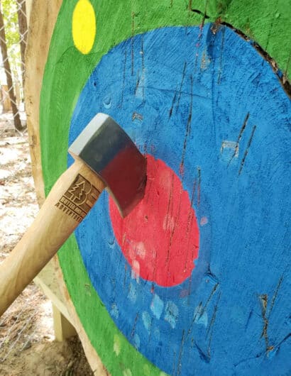 Axe Throwing At Butter And Egg Adventures