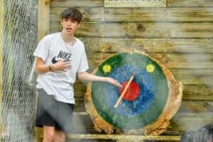 Troy University Trojan Adventures 8 Axe Throwing At Butter And Egg Adventures