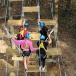 High Team Challenge Course At Butter And Egg Adventures