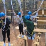 High Team Challenge Course At Butter And Egg Adventures