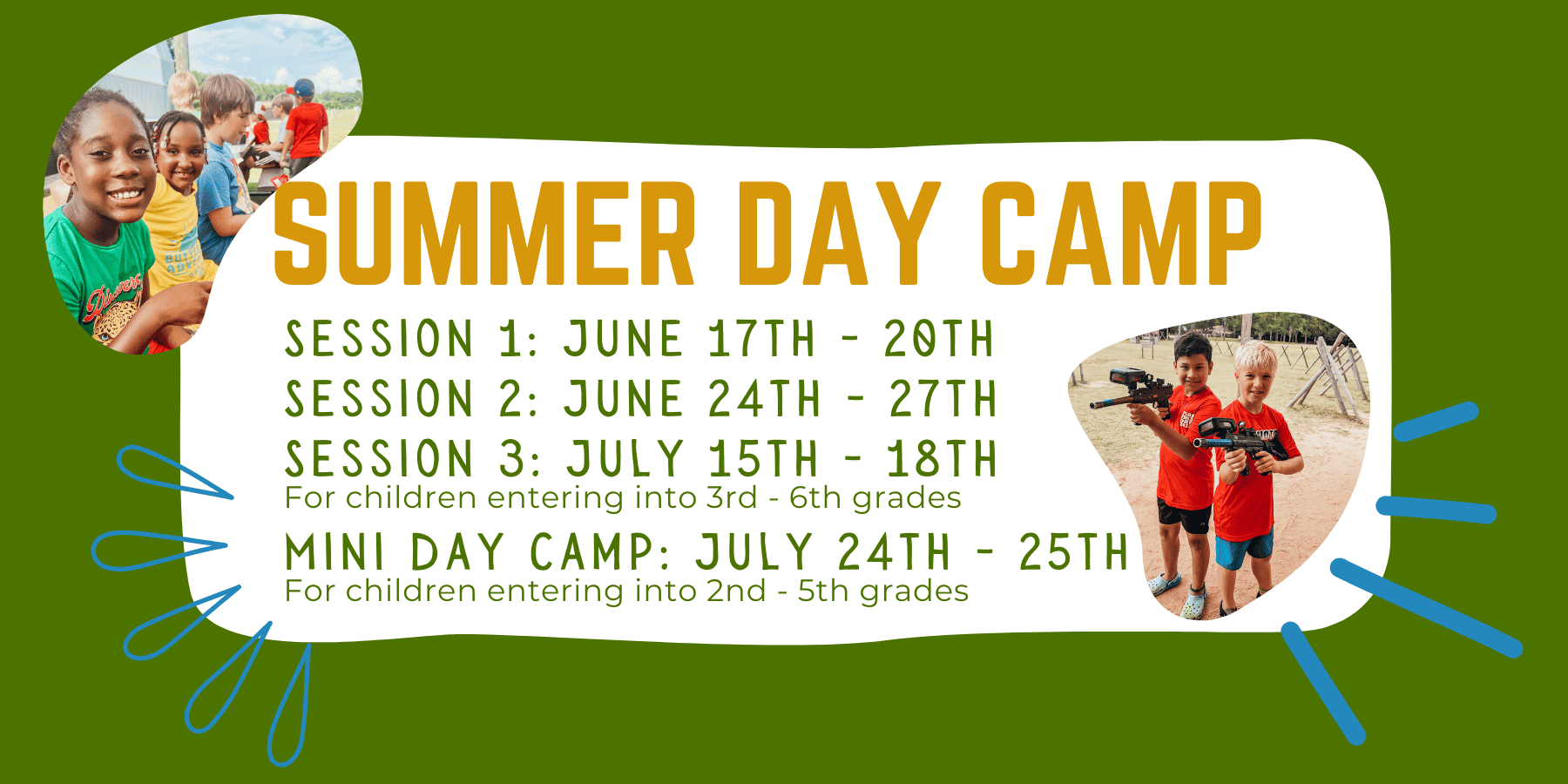 Website Header Summer Day Camp 2025 Day Camp 2025