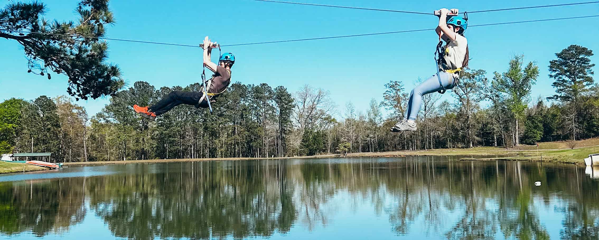 Ziplines Near Montgmery Alabama At Butter And Egg Adventures In Troy Alabama